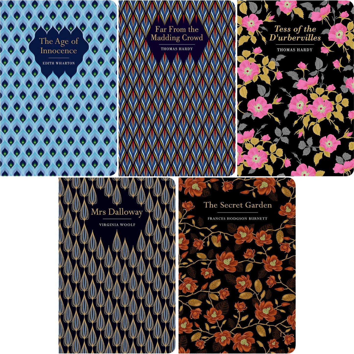 The Women in Literature Collection: Little Women, Persuasion, Wuthering Heights, Madame Bovary & More (Hardcover, 20 Books) with Six Notebooks – Timeless Classics in Elegant Chiltern Editions