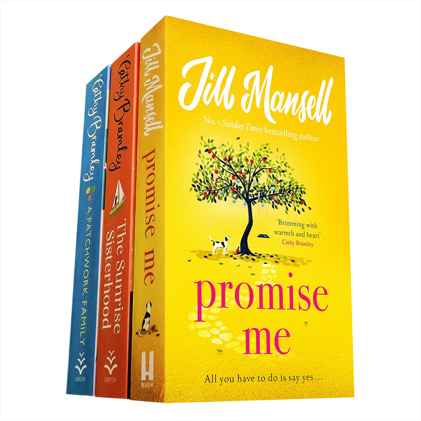 Promise Me, The Sunrise Sisterhood & It Started with a Secret: Uplifting Stories of Love, Family, and Friendship by Jill Mansell and Cathy Bramley