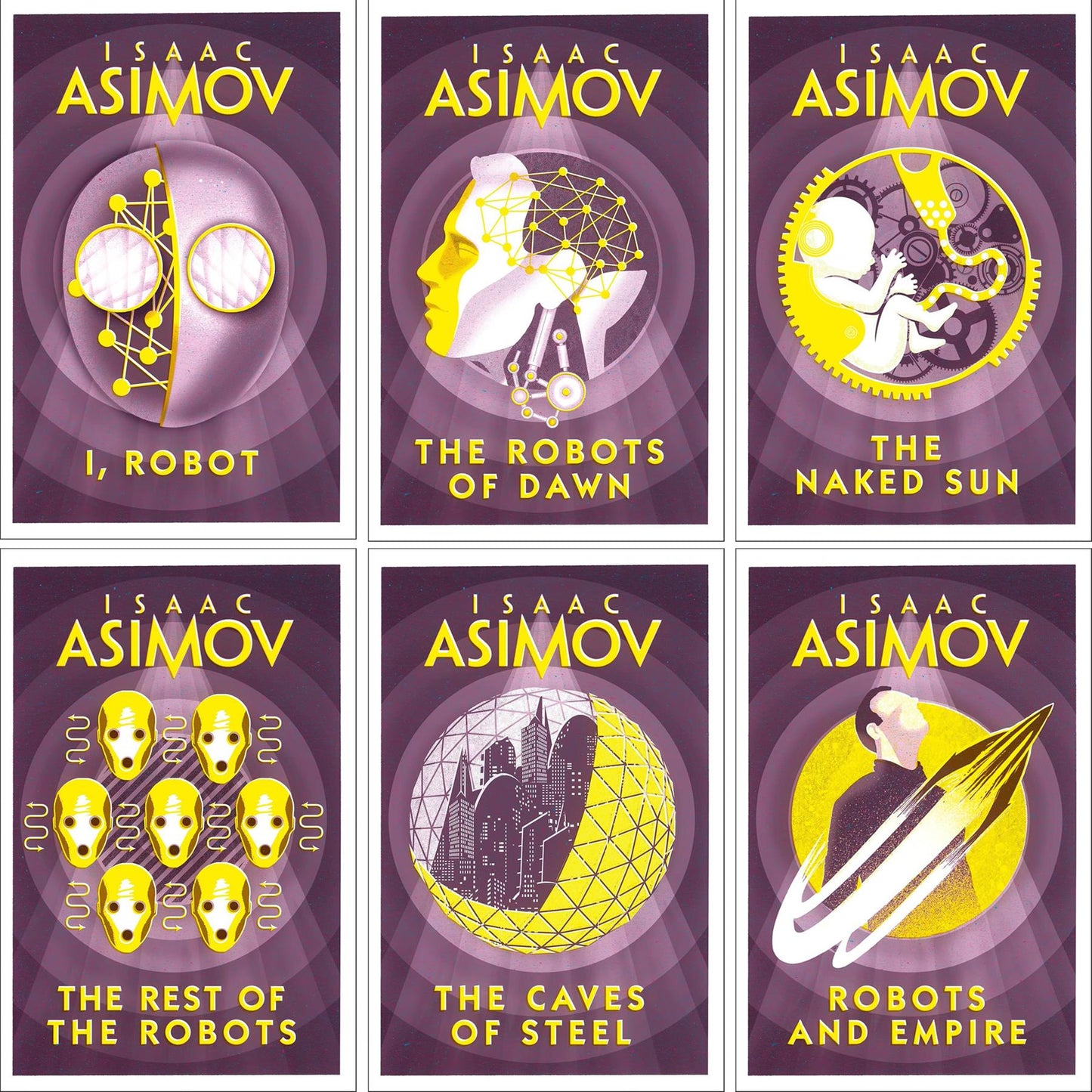 Isaac Asimov 18-Book Set – Foundation, Robot, and Short Story Collections: Visionary Tales of Galactic Empires, Artificial Intelligence, and Humanity’s Future from the Master of Science Fiction