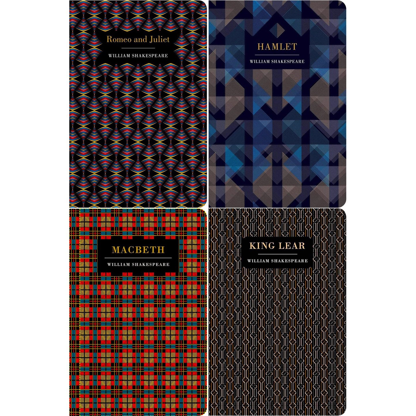 The Shakespeare Tragedies Collection: Romeo and Juliet, Hamlet, Macbeth & King Lear (Hardcover, 4 Books) – Timeless Drama in Exquisite Chiltern Editions