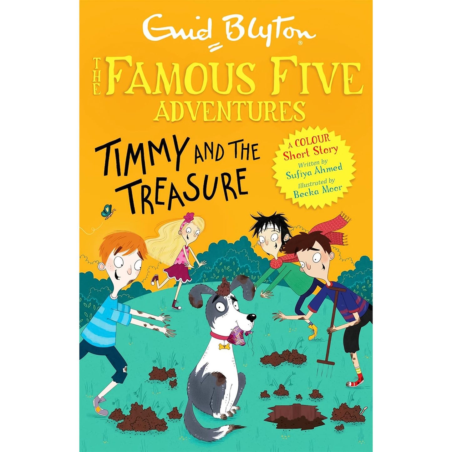 Famous Five Colour Short Stories – 3-Book Adventure Collection by Enid Blyton: The Birthday Mystery, Timmy’s Treasure & A Daring Rescue
