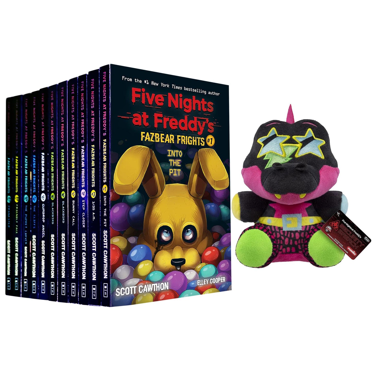Five Nights at Freddy’s Complete Fazbear Frights 11-Book Collection with Exclusive Funko Plush: Montgomery Gator – Dive into the Horror and Mystery of Freddy’s World
