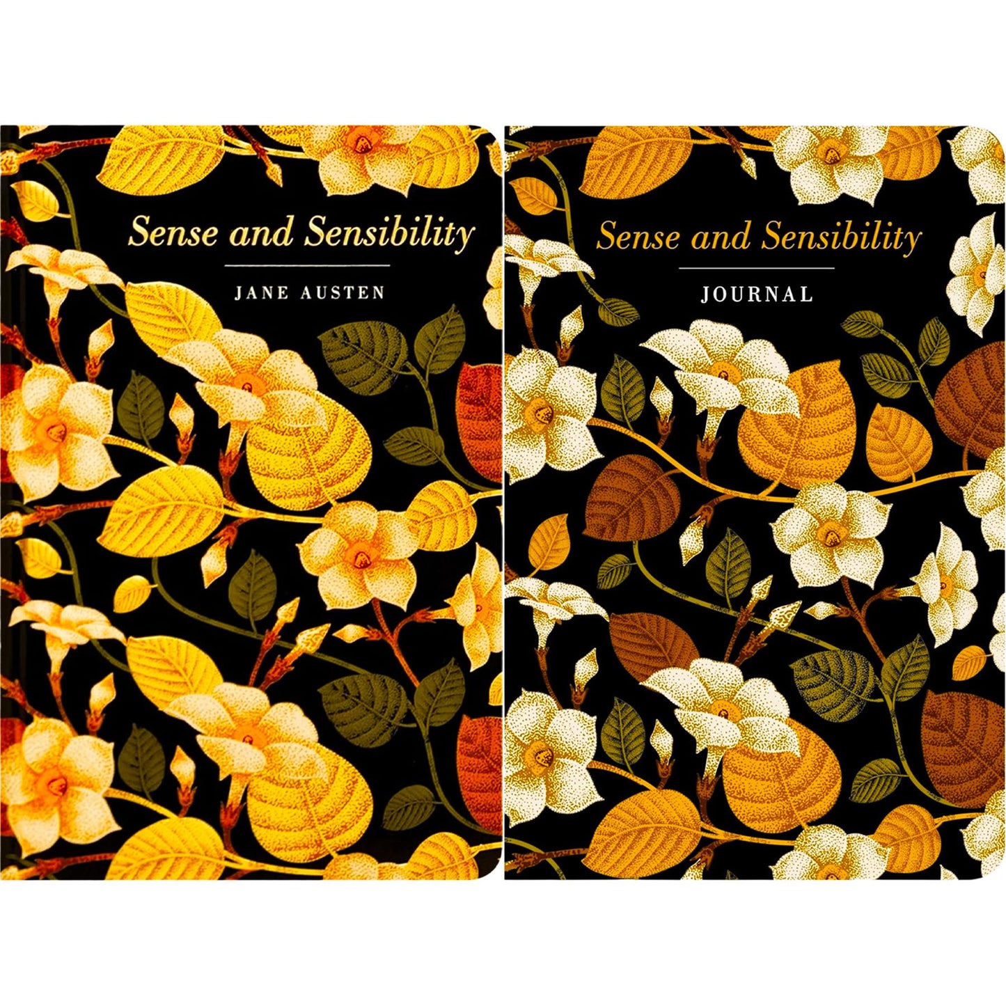The Jane Austen Collection: Sense and Sensibility (Hardcover) with a Matching Journal – A Timeless Tale of Love & Society in Exquisite Chiltern Edition