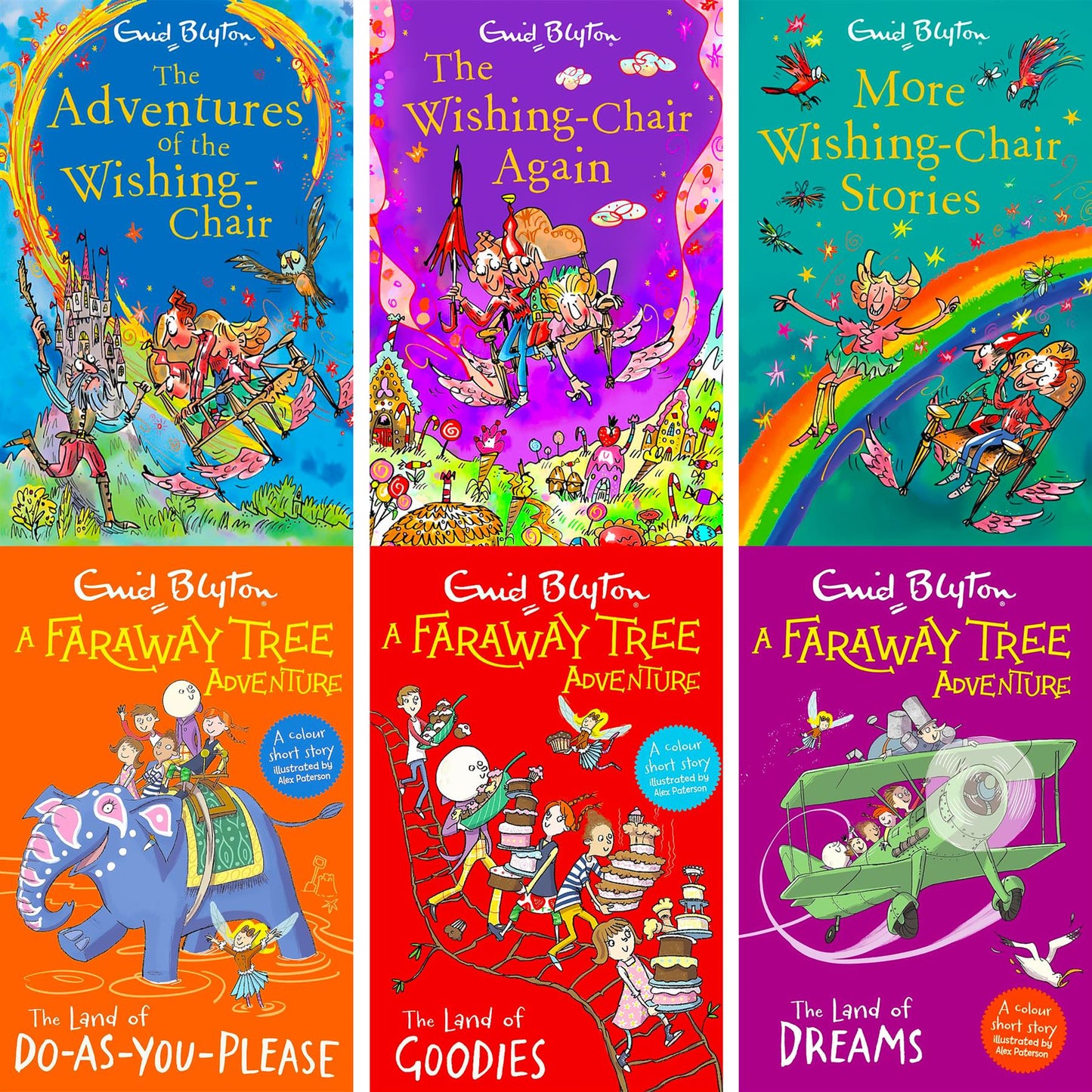 The Wishing-Chair & Faraway Tree Adventures by Enid Blyton: 6 Magical Stories for Young Dreamers (Paperback Collection)