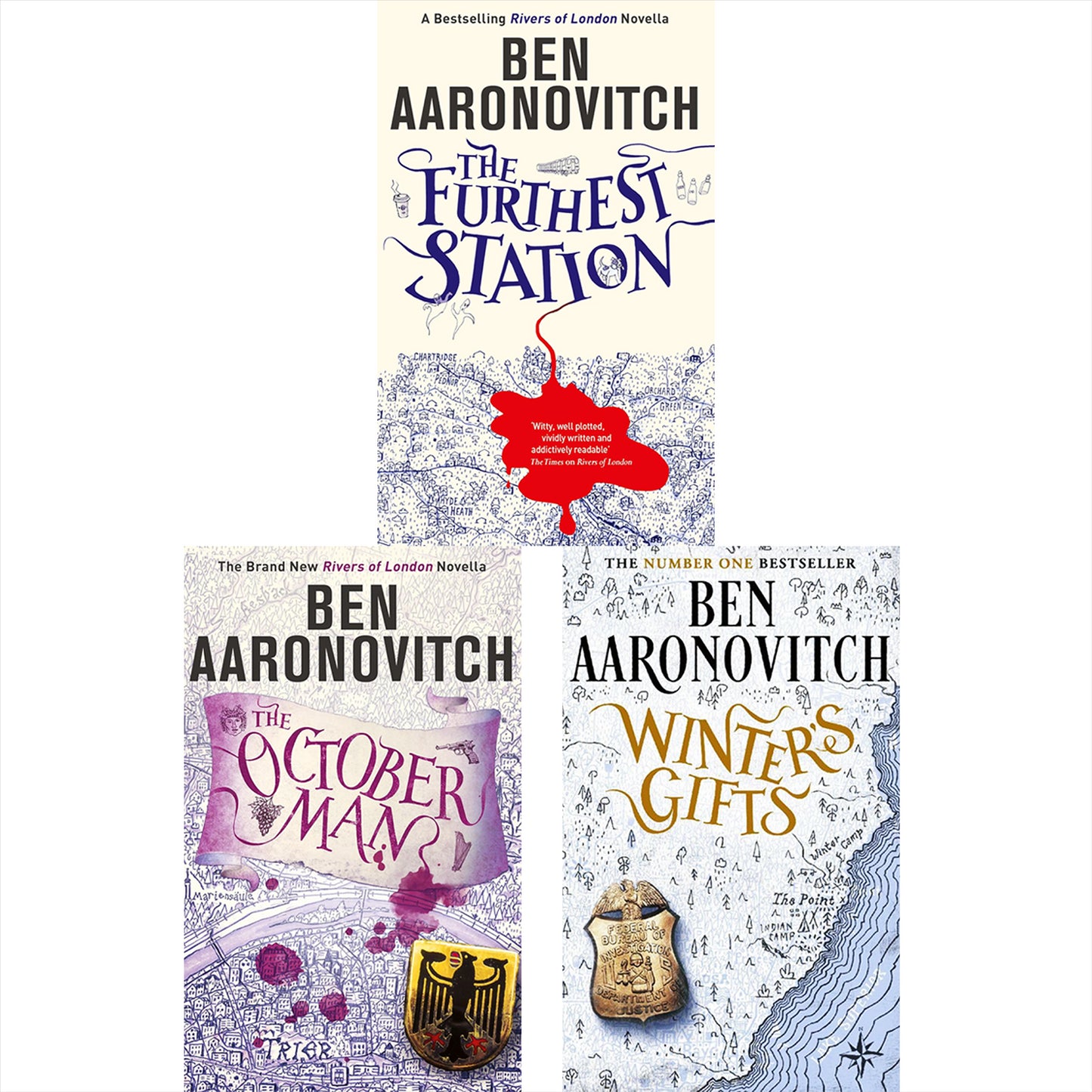 The Complete Rivers of London Series by Ben Aaronovitch: Explore Magic, Mystery, and Adventure with Peter Grant Across 13 Books and Novellas Set in London’s Supernatural Underworld