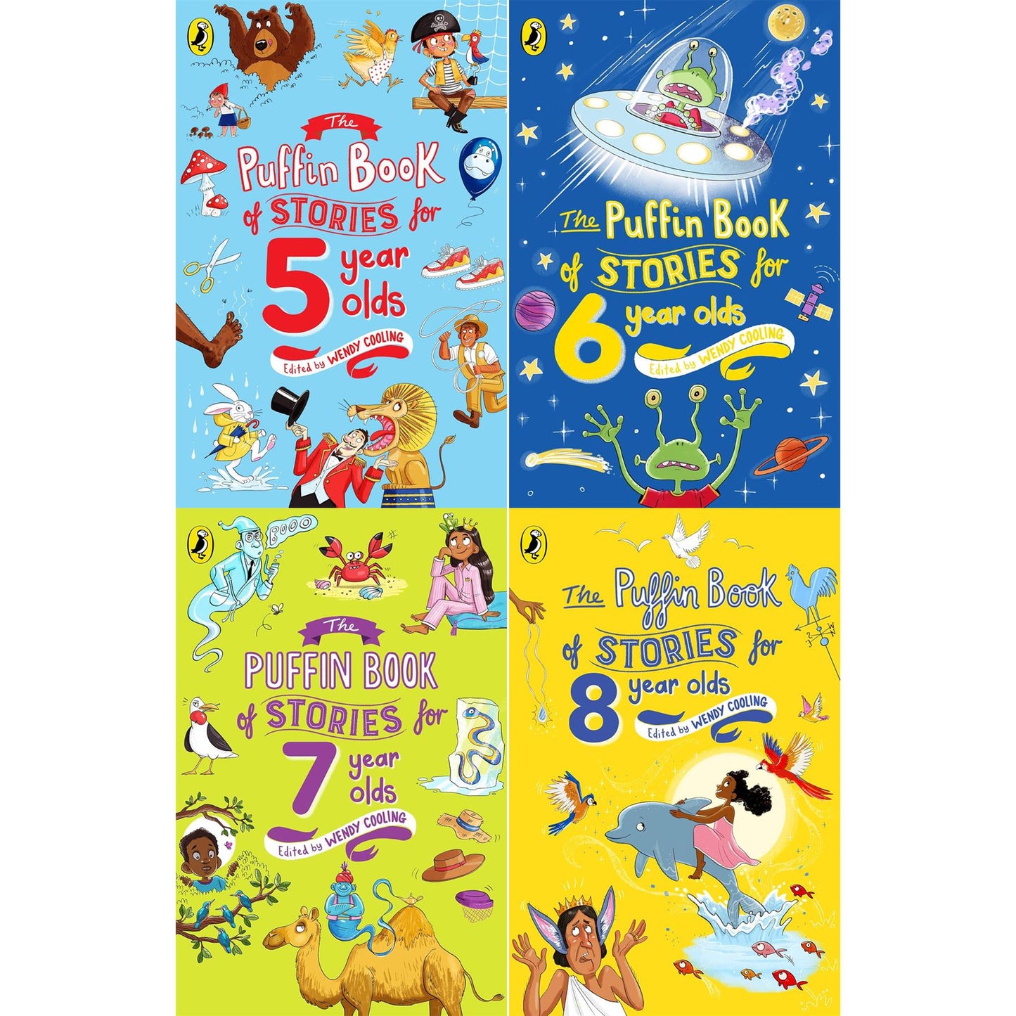 Puffin's Story Collection for Young Readers: Age-Appropriate Tales Featuring Magical Adventures and Classic Stories for Children Aged 5 to 8 to Foster a Lifelong Love of Reading