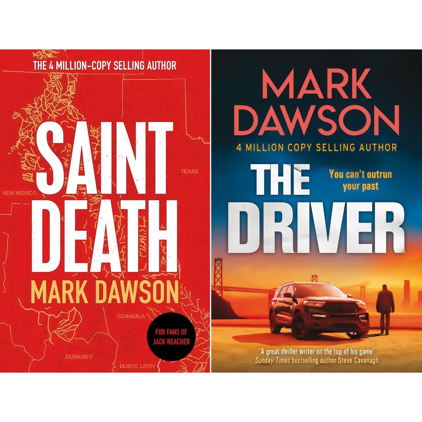 Mark Dawson Two-Book Collection: Saint Death & The Driver – Gripping Thrillers from the Bestselling Author of the John Milton Series