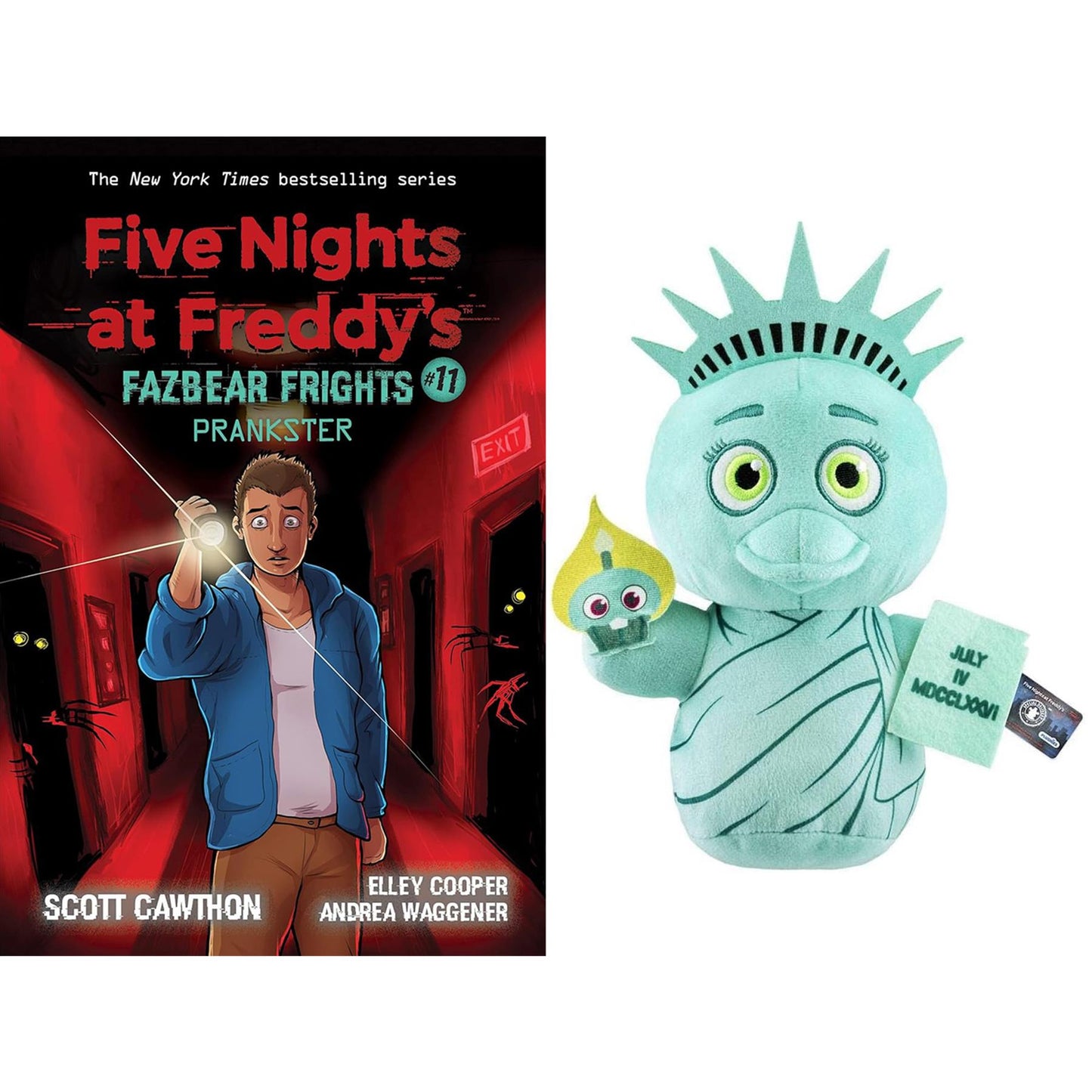 Five Nights at Freddy’s Complete Fazbear Frights 11-Book Collection with Exclusive Funko Plush: Liberty Chica – Discover Thrills and Chills in Freddy’s World