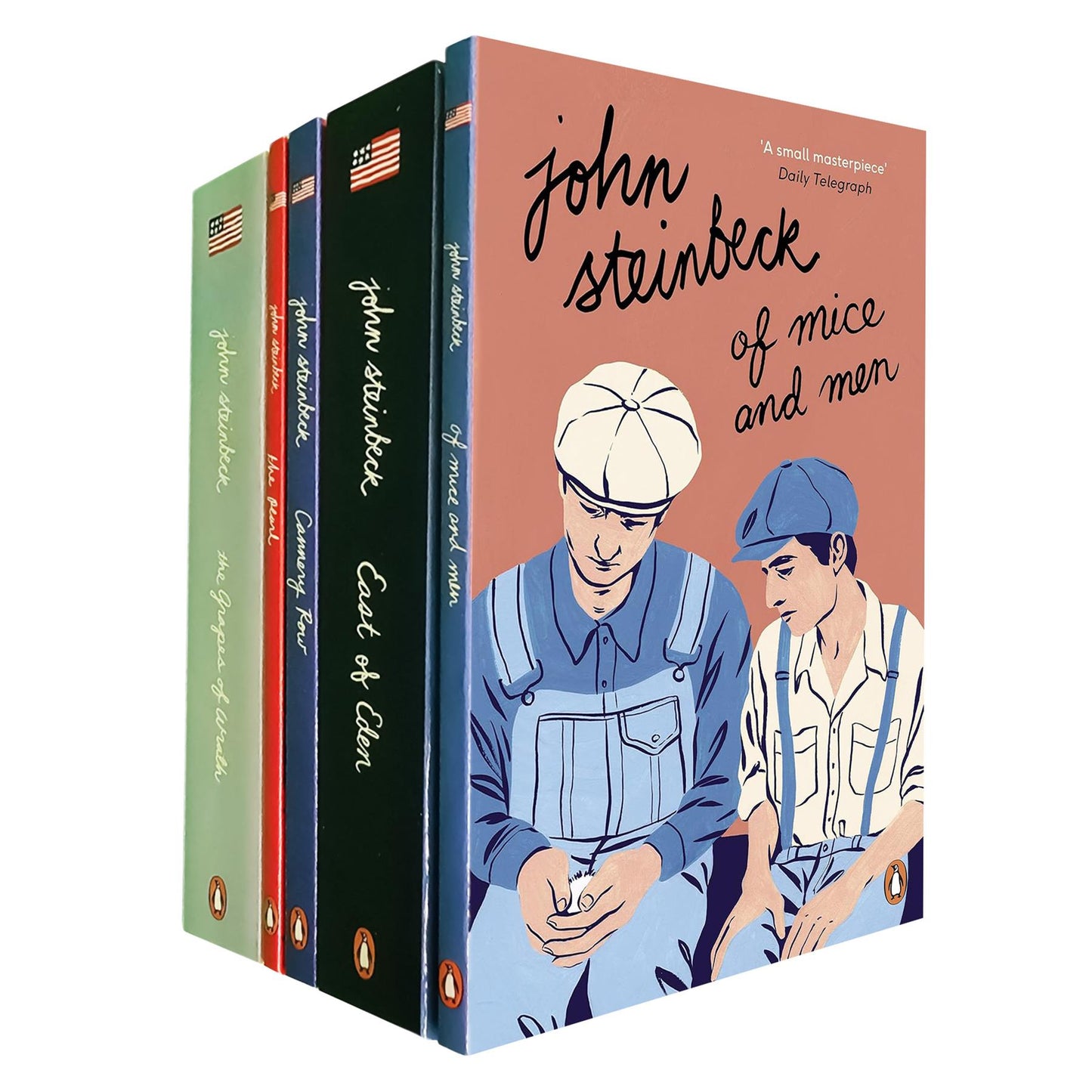 John Steinbeck Penguin Modern Classics Collection: Exploring Humanity, Resilience, and American Life through Of Mice and Men, Cannery Row, The Pearl, East of Eden, and "The Grapes of Wrath