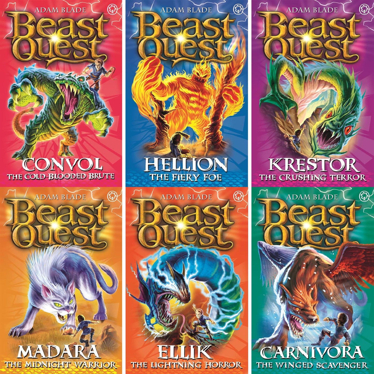 Beast Quest Series 6–10 Collection (30 Books) – The World of Chaos, The Lost World, The Pirate King, The Warlock’s Staff, and The Master of the Beasts: Epic Fantasy Adventures for Young Readers