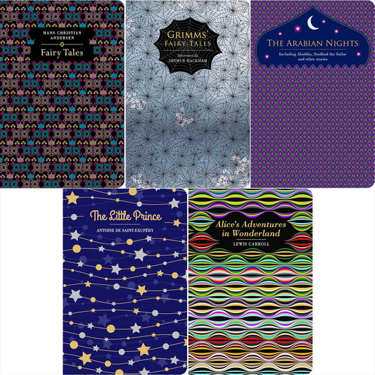 The Magical & Timeless Fairy Tales Collection: Hans Christian Andersen, Grimm’s Fairy Tales, Arabian Nights & More (Hardcover, 5 Books) – Enchanting Classics in Exquisite Chiltern Editions