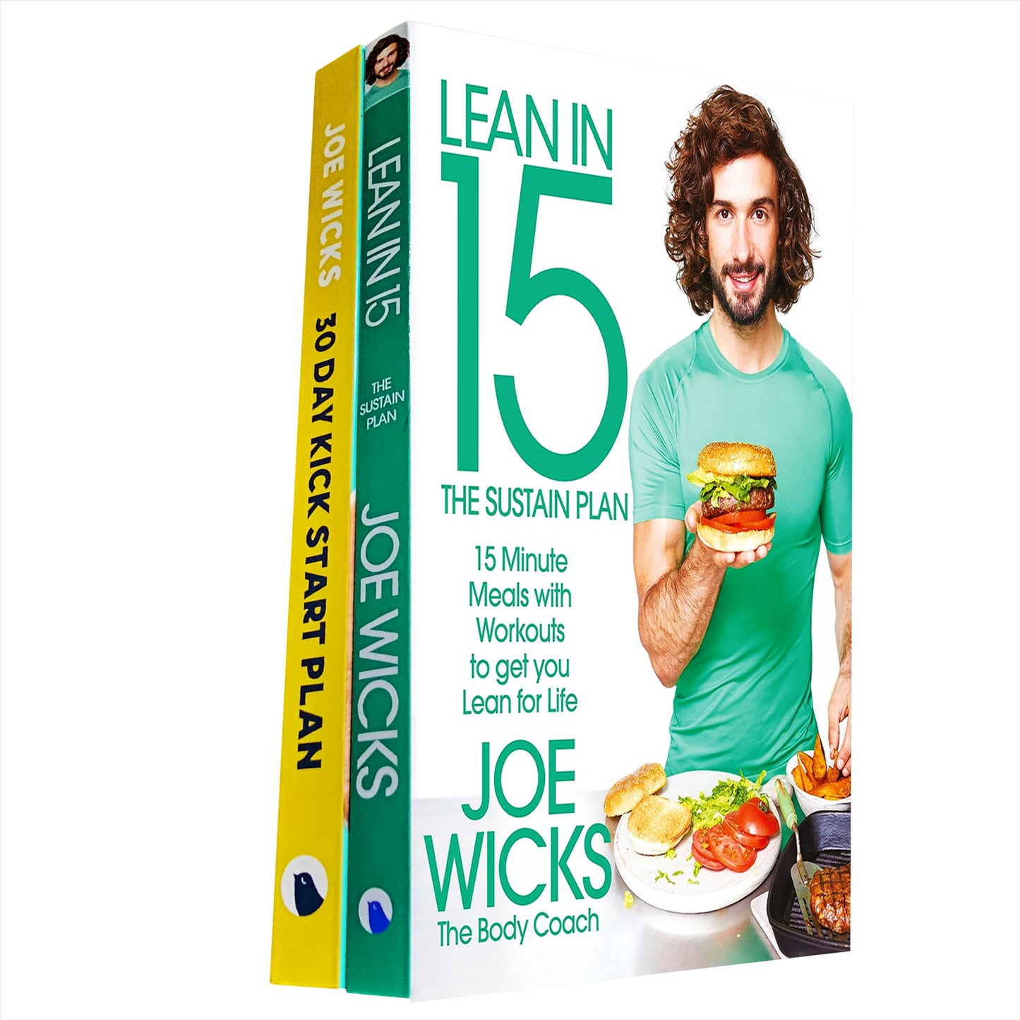 Joe Wicks Health & Fitness Collection: Includes 30 Day Kick Start Plan & Lean in 15 – The Sustain Plan – Delicious Recipes and Fitness Plans for a Healthier, Happier You
