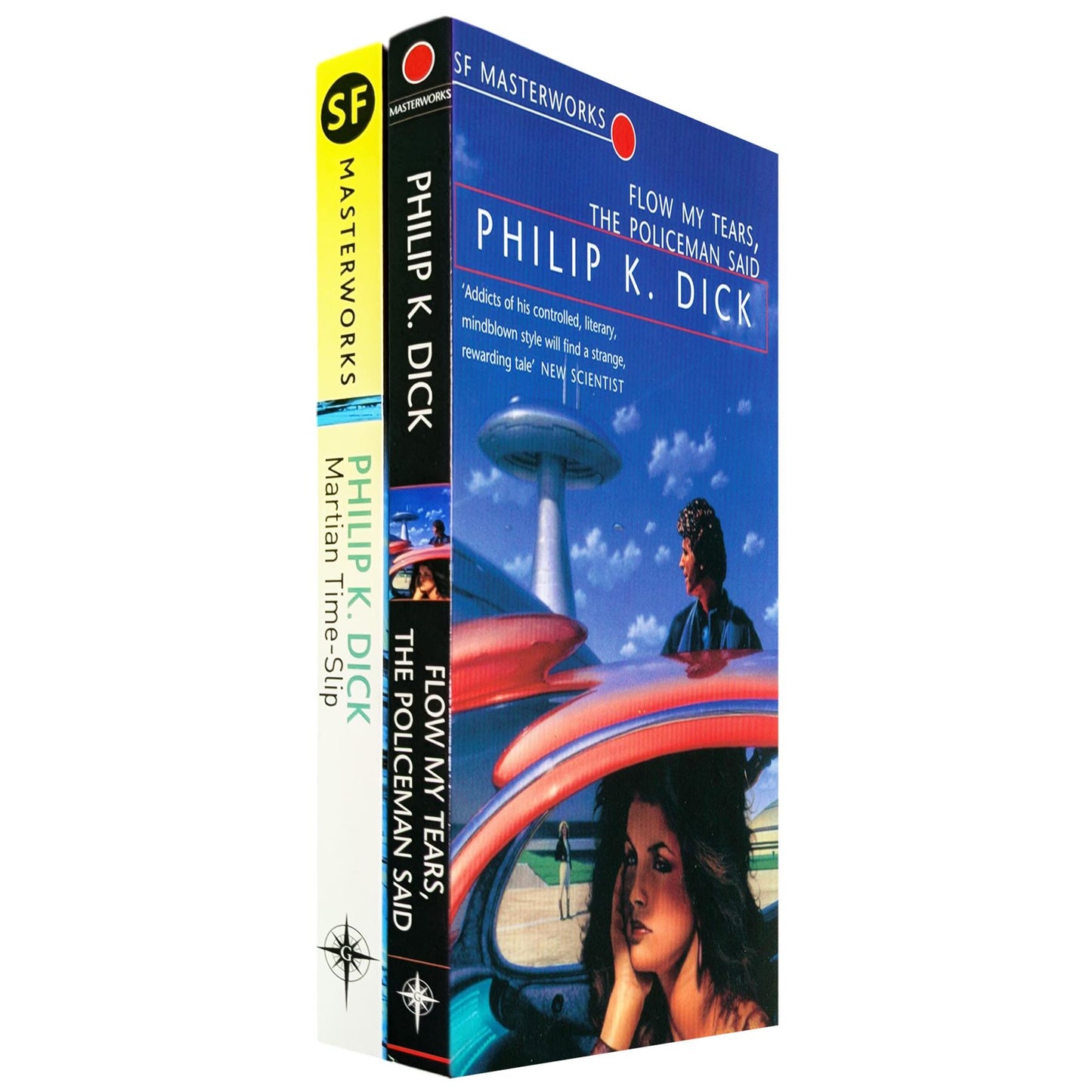 SF Masterworks by Philip K. Dick – Surreal Worlds, Psychological Conflict & Existential Dilemmas in Martian Time Slip & Flow My Tears, The Policeman Said (2-Book Set)