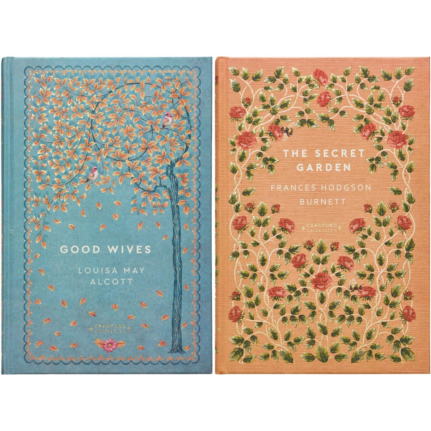 Emma by J. Austen, Little Women by L. M. Alcott, The Secret Garden by F. H. Burnett & More (Hardcover, 6 Books) with Little Women & Emma Journals – A Beautiful Cranford Edition