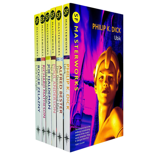 SF Masterworks Collection – Classic & Modern Sci-Fi Masterpieces by Roger Zelazny, Richard Matheson, Joe Haldeman, Alfred Bester, Poul Anderson & Philip K. Dick (6-Book Set)