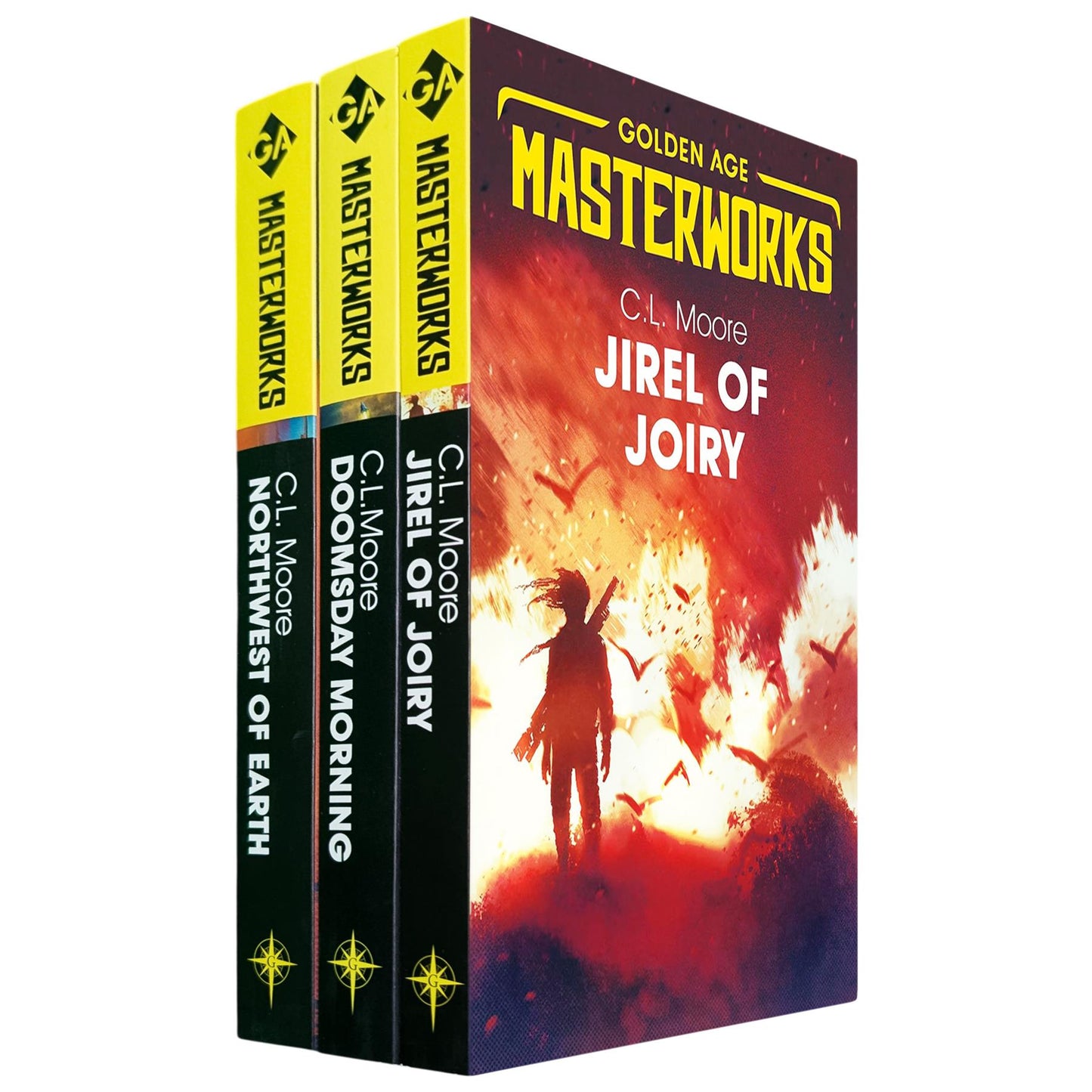 Golden Age Masterworks by C.L. Moore – Classic Sci-Fi Adventures & Pioneering Feminism in Northwest of Earth, Jirel of Joiry & Doomsday Morning (3-Book Set)