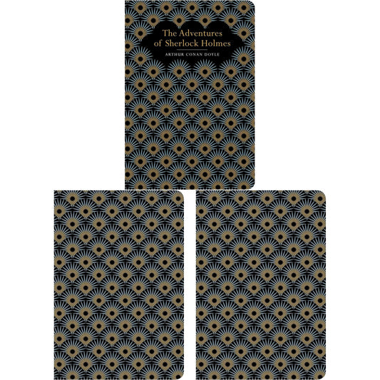 The Sherlock Holmes Collection: Adventures of Sherlock Holmes (Hardcover) with Matching Ruled & Blank Notebooks – Classic Detective Stories in Exquisite Chiltern Editions