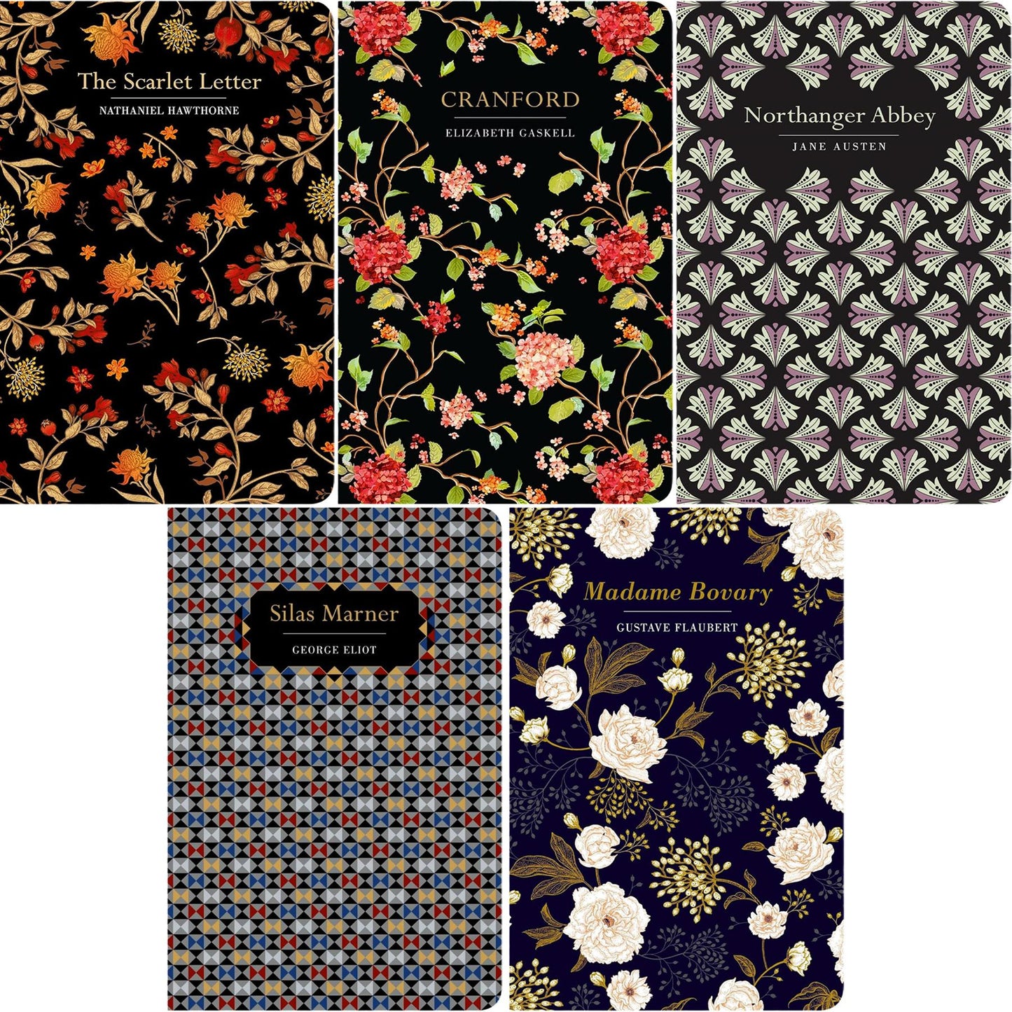 The Women in Literature Collection: Little Women, Persuasion, Wuthering Heights, Madame Bovary & More (Hardcover, 20 Books) with Six Notebooks – Timeless Classics in Elegant Chiltern Editions