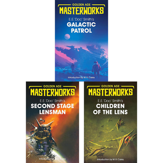 E.E. 'Doc' Smith Collection: Golden Age Masterworks of Galactic Conflict & Space Adventures in Galactic Patrol, Second Stage Lensmen & Children of the Lens (3-Book Set)