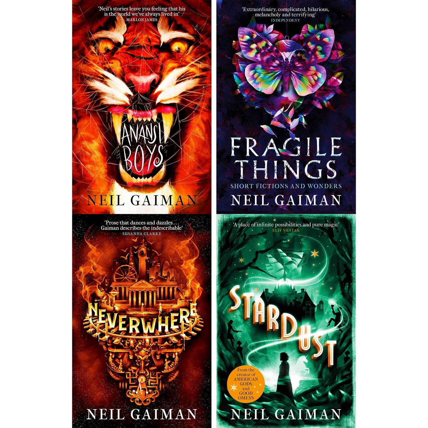 Neil Gaiman Fantasy Collection: Four Books