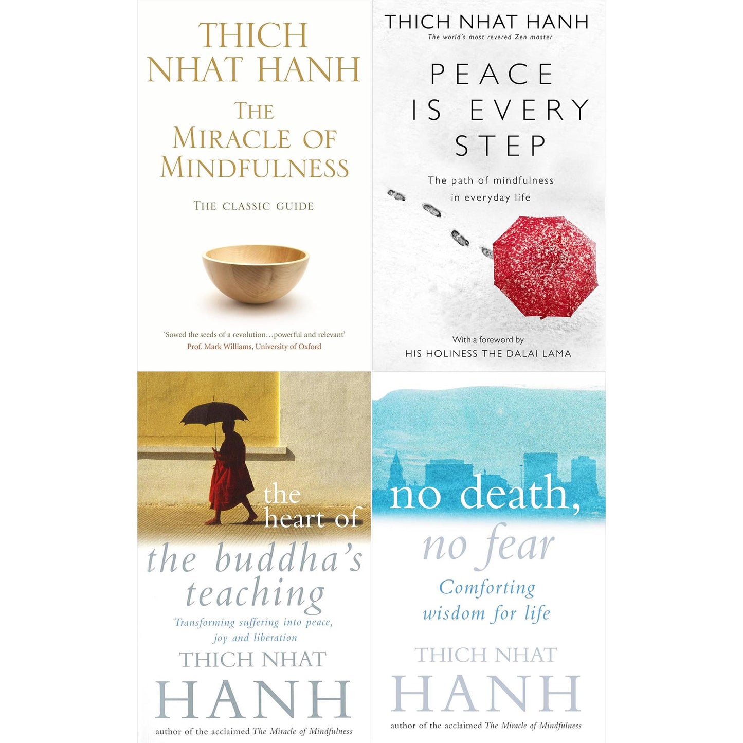 Pathways to Peace and Presence: A Four-Book Thich Nhat Hanh Collection on Mindfulness, Compassion, and Buddhist Wisdom to Transform Suffering, Find Joy, and Cultivate Inner Calm in Everyday Life