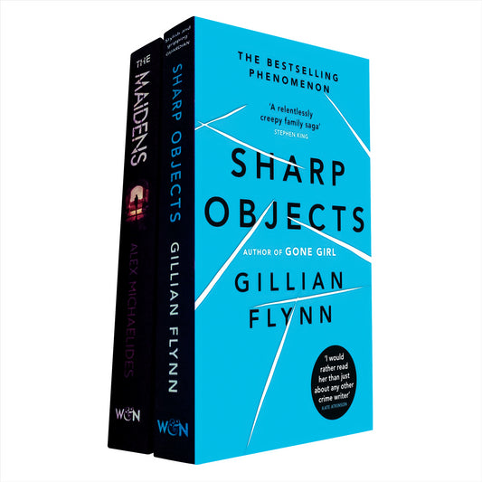 Dark Psychological Thrillers Set: Includes Sharp Objects by Gillian Flynn & The Maidens by Alex Michaelides