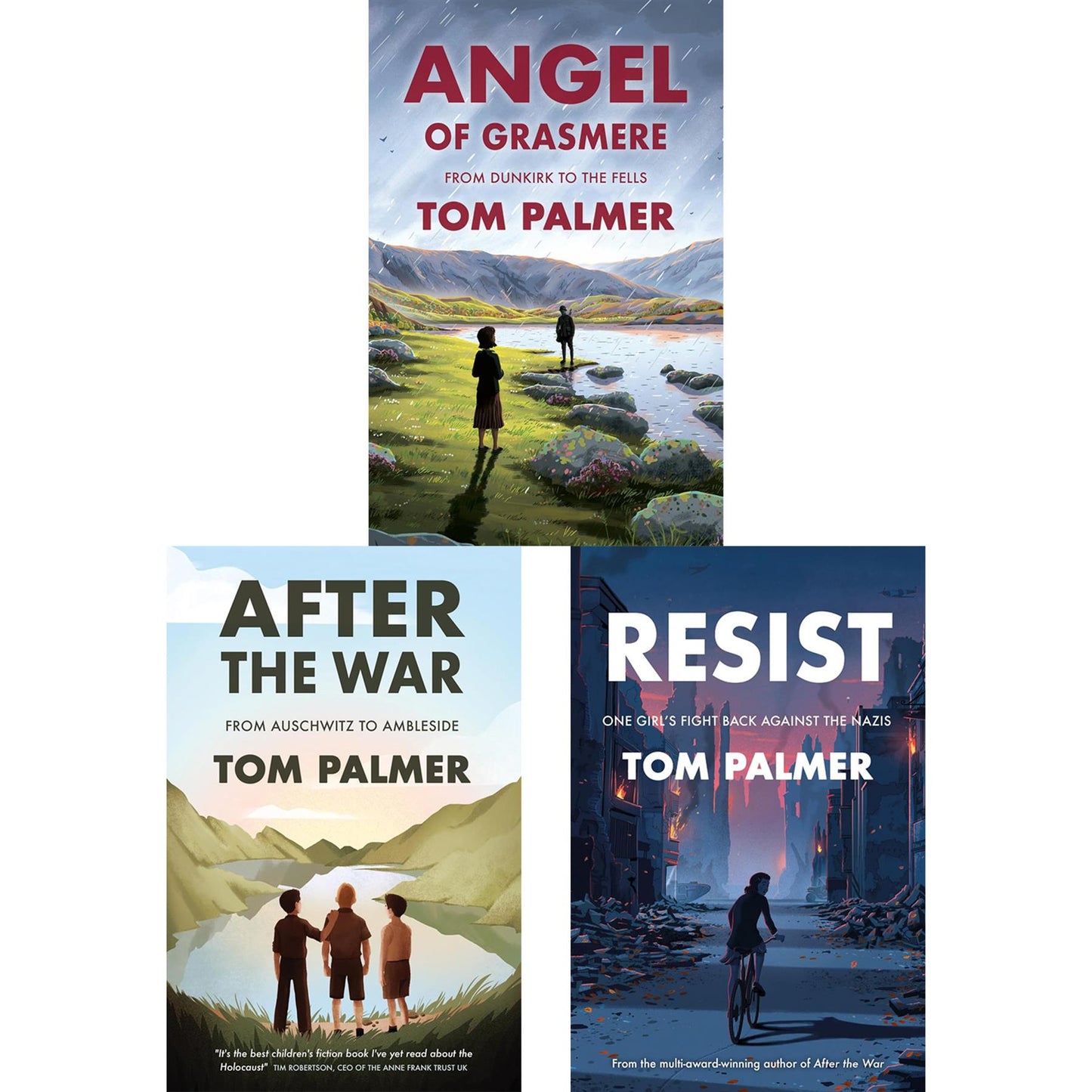 Wartime and Historical Heroes by Tom Palmer: Inspiring Stories of Resilience in Angel of Grasmere