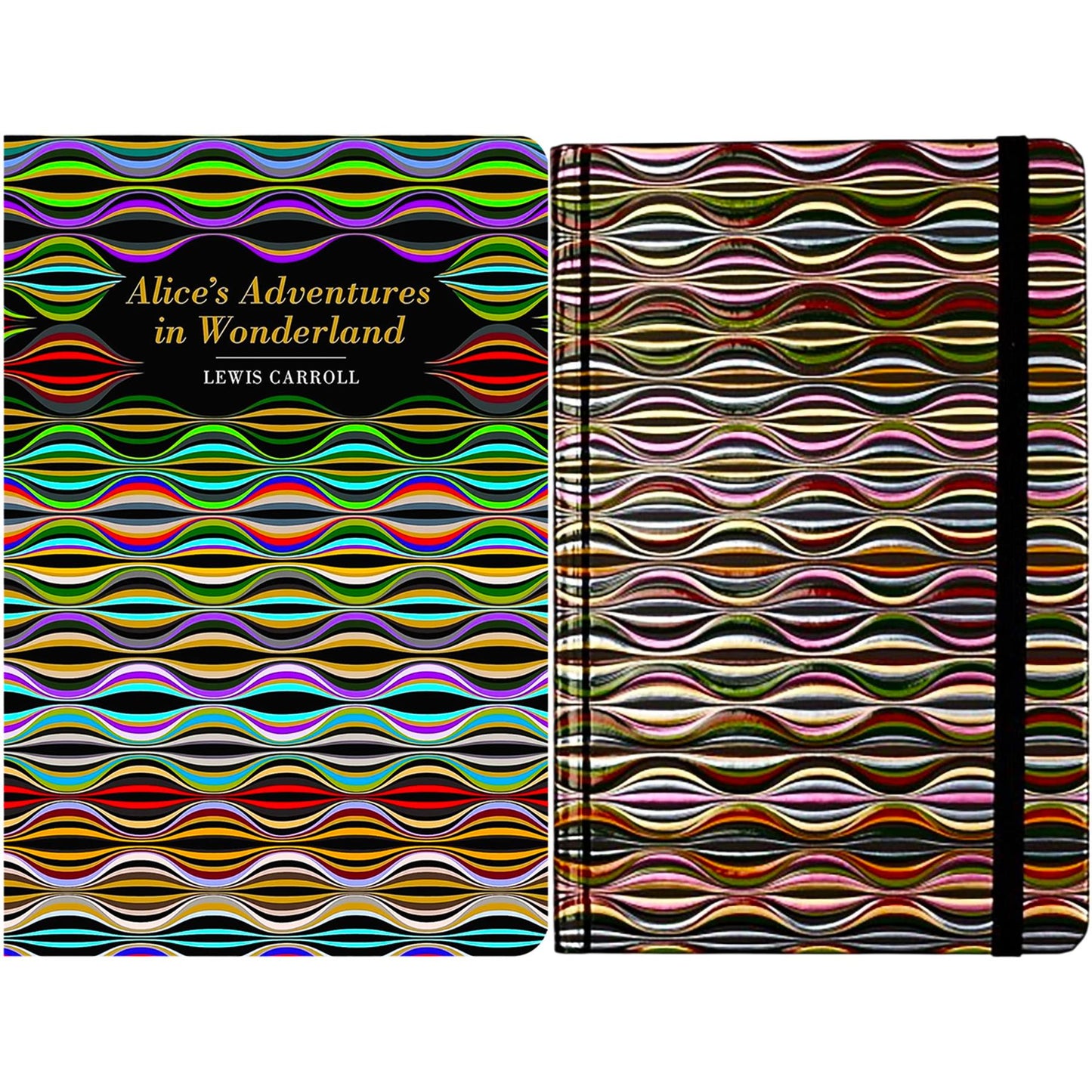 The Alice's Adventures in Wonderland Collection: Classic Novel by Lewis Carroll with a Matching Notebook (Hardcover) – A Whimsical Literary Treasure in Exquisite Chiltern Editions