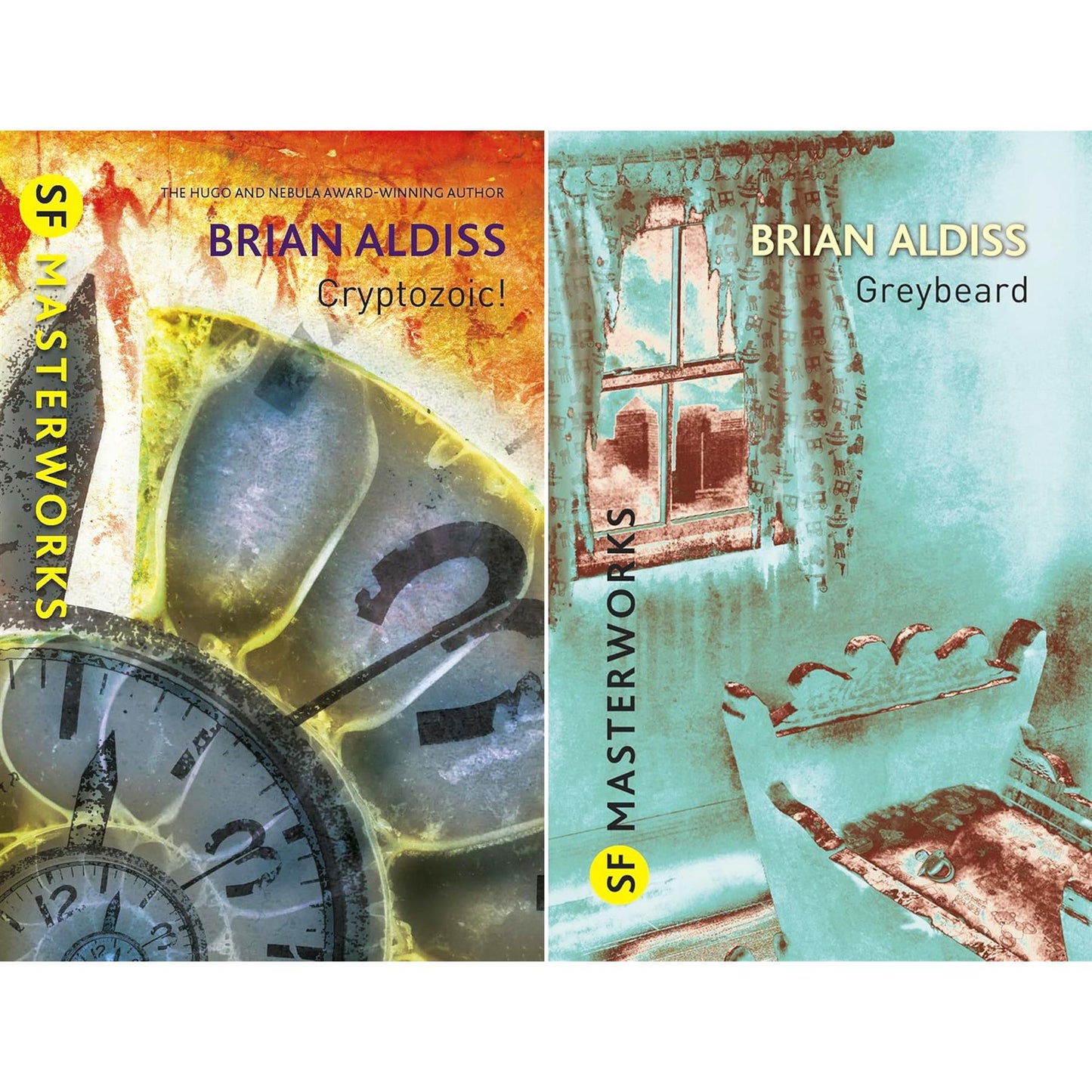 Brian Aldiss SF Masterworks Collection – Post-Apocalyptic Futures & Human Survival in Cryptozoic & Greybeard (2-Book Set)