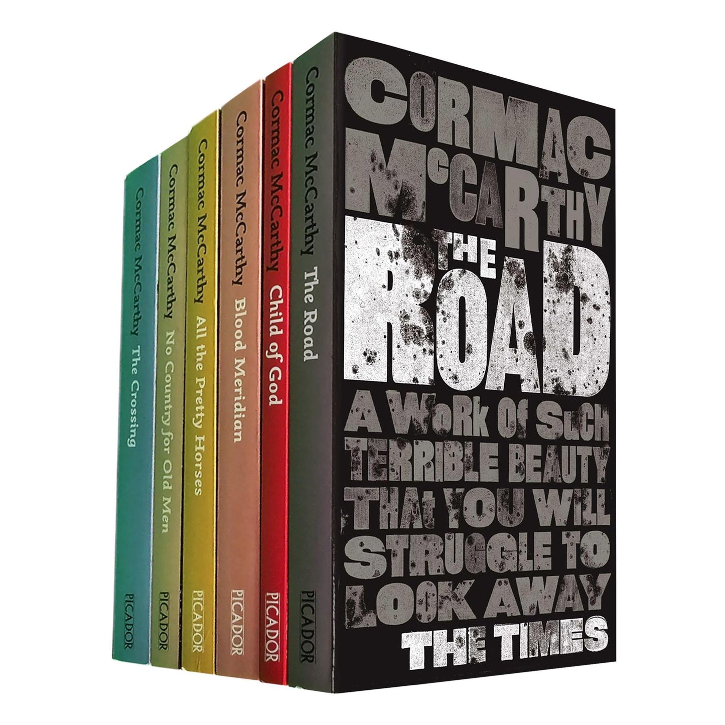The Works of Cormac McCarthy: Blood Meridian, Child of God, No Country for Old Men, The Road, All the Pretty Horses, and The Crossing – Six Masterpieces of Literary Fiction and Survival