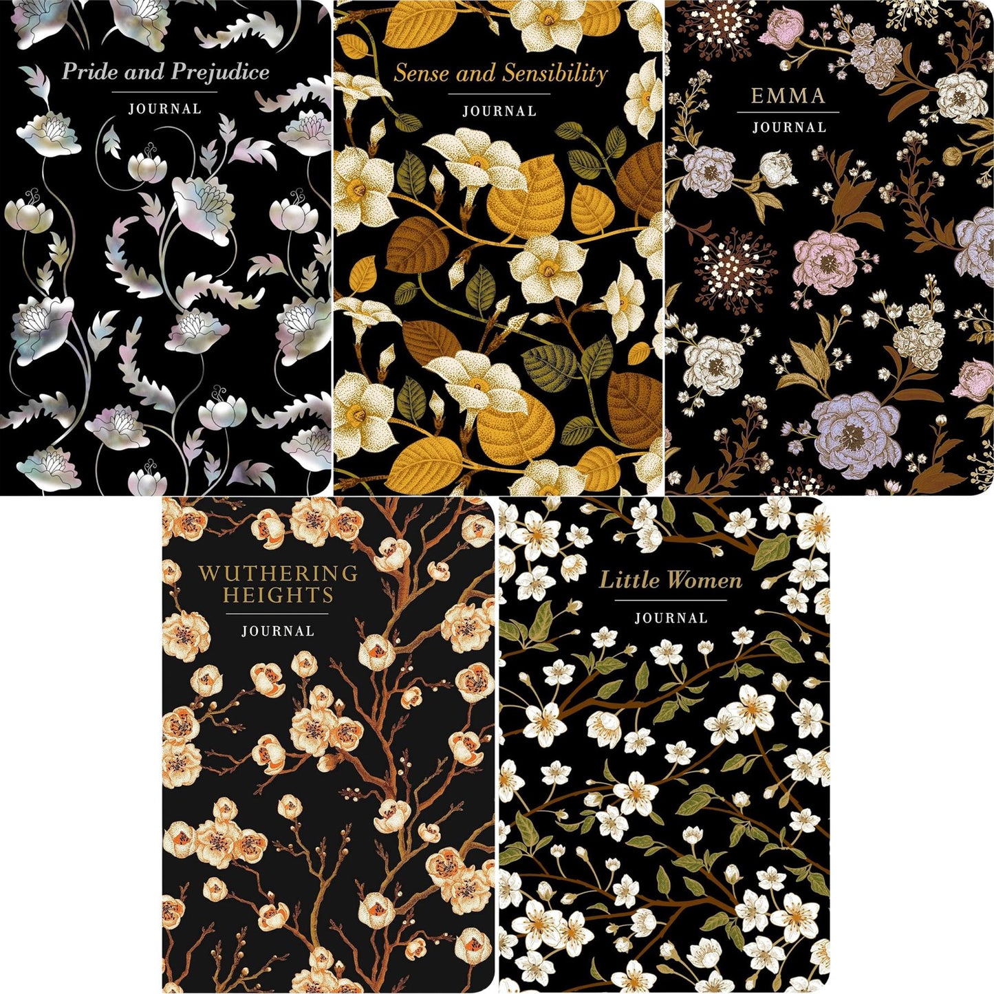 The Women in Literature Collection: Wuthering Heights, Little Women, Tess of the D’Urbervilles & More (Hardcover, 20 Books) with Five Journals – Timeless Classics in Elegant Chiltern Editions