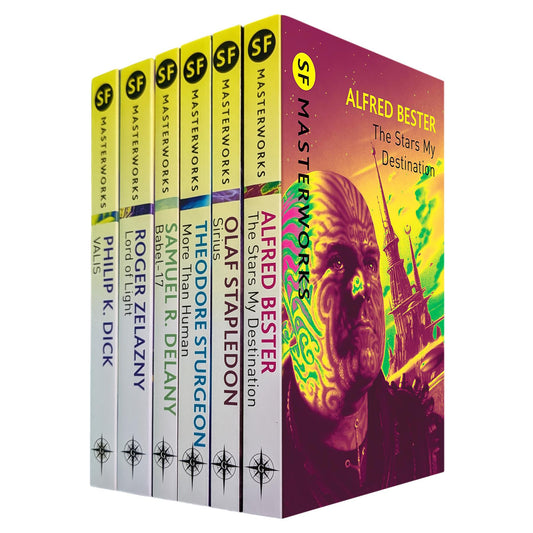 Philosophical & Existential Sci-Fi Collection – SF Masterworks on Human Nature & Existence in Valis, Lord of Light, Babel-17, More Than Human, Sirius & The Stars My Destination (6-Book Set)
