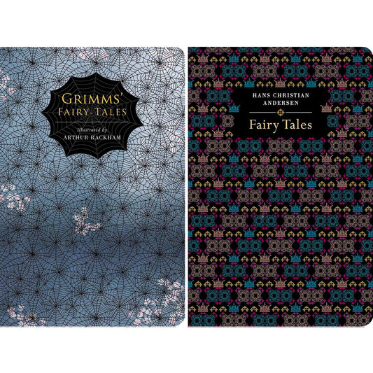 Timeless Fairy Tale Collection: Grimms' Fairy Tales & Hans Christian Andersen’s Fairy Tales (Hardcover, 2 Books) – Classic Stories in Exquisite Chiltern Editions