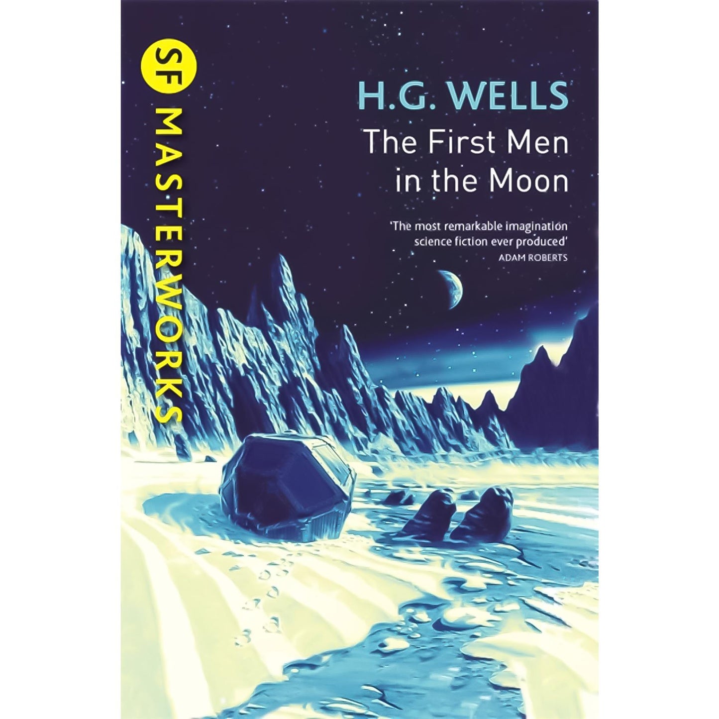 SF Masterworks Collection on First Contact & Parallel Worlds in Time Machine, First Men in the Moon, The Man Who Fell to Earth, Andromeda Anthology & Snail on the Slope (5-Book Set)