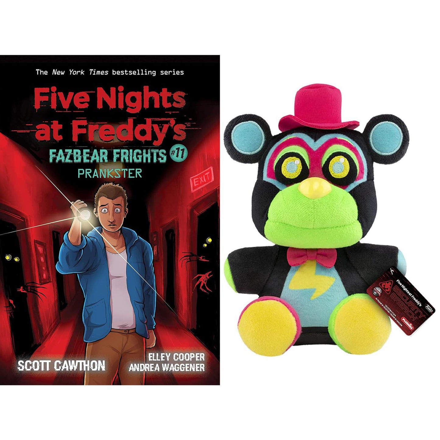 Five Nights at Freddy’s Complete Fazbear Frights 11-Book Collection with Exclusive Funko Plush: Glamrock Freddy – Enter Freddy’s World of Horror and Mystery