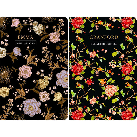 Emma by Jane Austen & Cranford by Elizabeth Gaskell (Hardcover, 2 Books) – A Charming Collection of Classic Literature in Exquisite Chiltern Editions