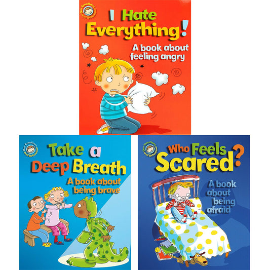 Our Emotions and Behaviour Set: Managing Anger, Building Courage, and Overcoming Fears – A Three-Book Collection to Support Emotional Growth in Children