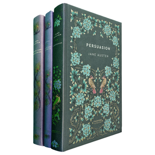 Pride and Prejudice & Persuasion by Jane Austen (Hardcover) with Pride and Prejudice Journal – A Cranford Edition Set of Timeless Romance and Enduring Love