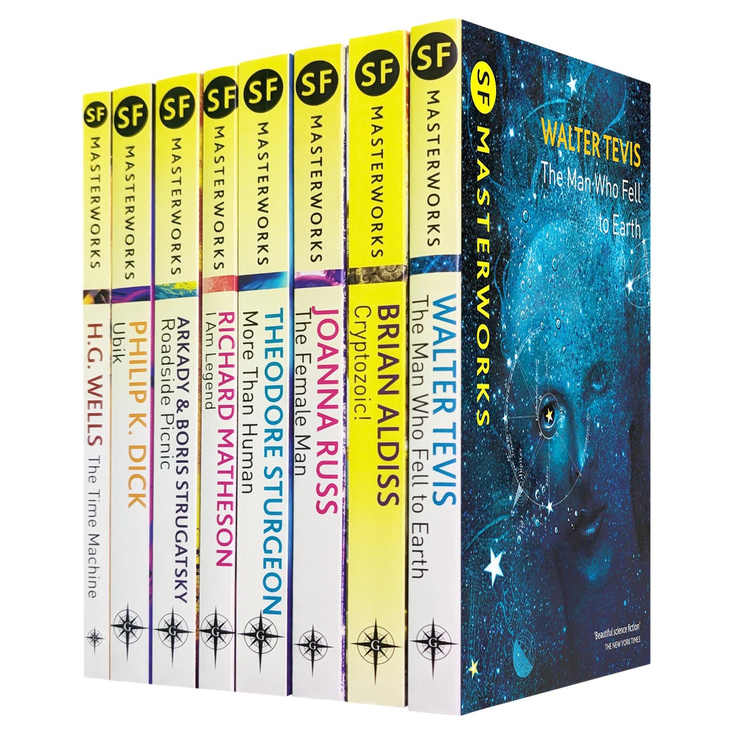 SF Masterworks Quick Reads Sampler – Classic & Radical Visions by Wells, Dick, Russ, Sturgeon, Aldiss, Tevis, Strugatsky & Matheson (8‑Book Set)