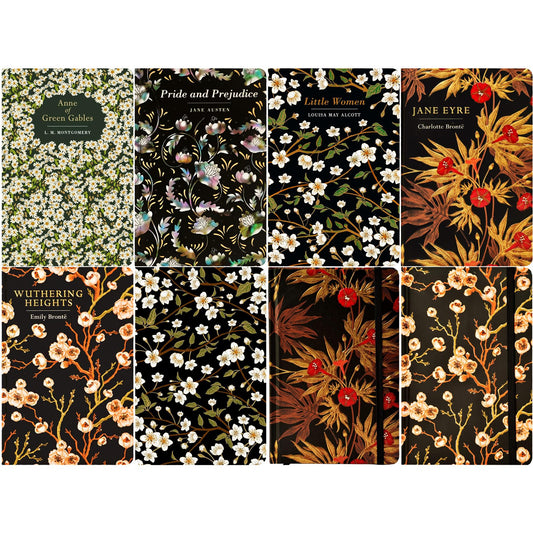 Beloved Heroines Collection: Anne of Green Gables, Pride and Prejudice, Little Women & More (Hardcover, 5 Books) with Three Notebooks – Timeless Classics in Exquisite Chiltern Editions