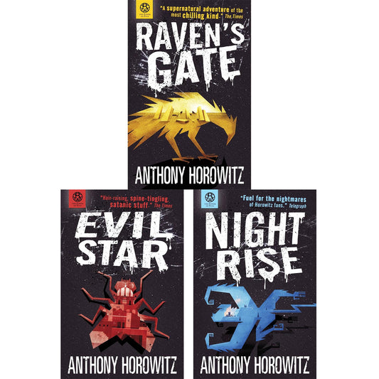The Power of Five Trilogy by Anthony Horowitz: 3-Book Set for Young Readers – Featuring Raven's Gate, Evil Star & Nightrise – A Gripping Supernatural Adventure of Powers, Mystery, and Dark Forces