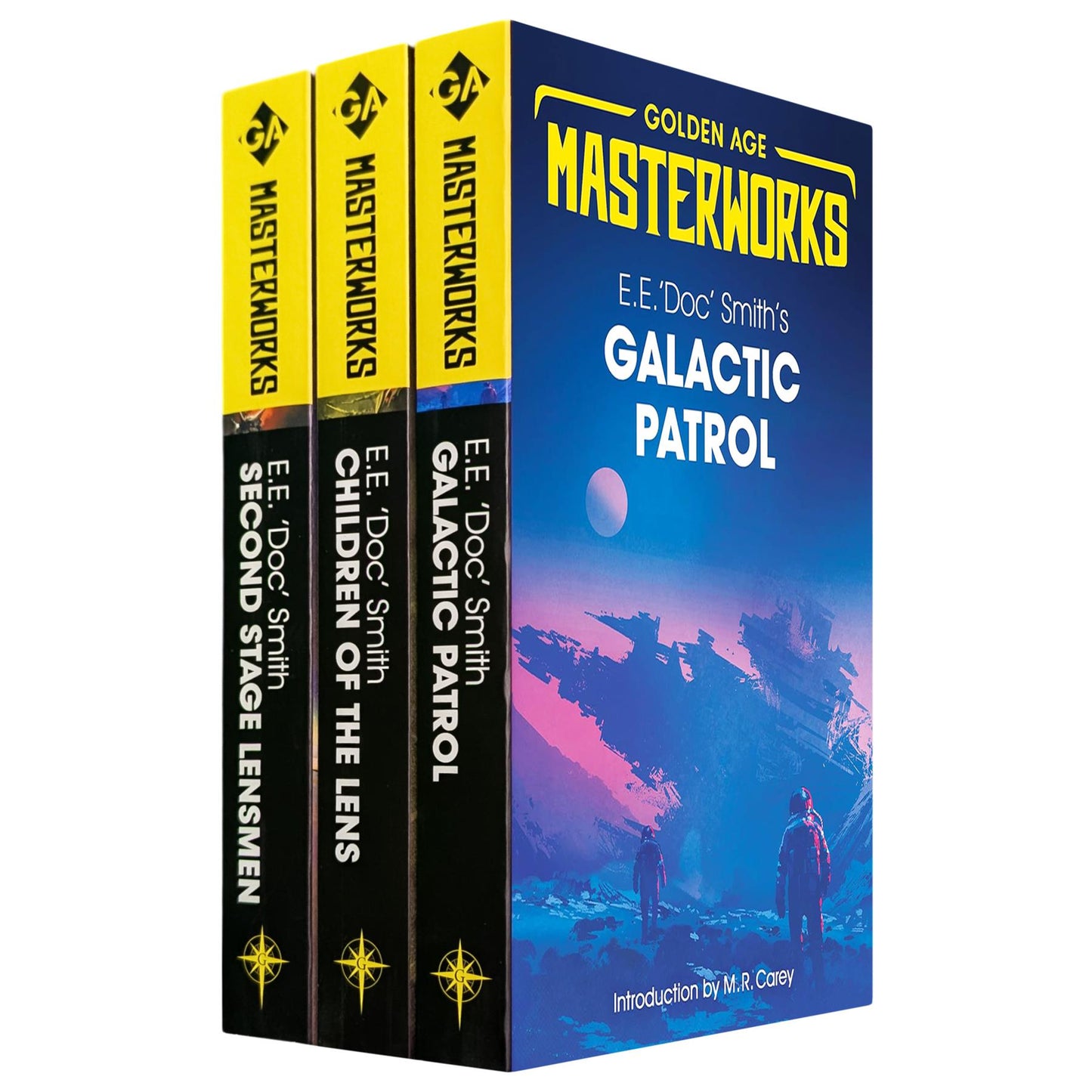 E.E. 'Doc' Smith Collection: Golden Age Masterworks of Galactic Conflict & Space Adventures in Galactic Patrol, Second Stage Lensmen & Children of the Lens (3-Book Set)
