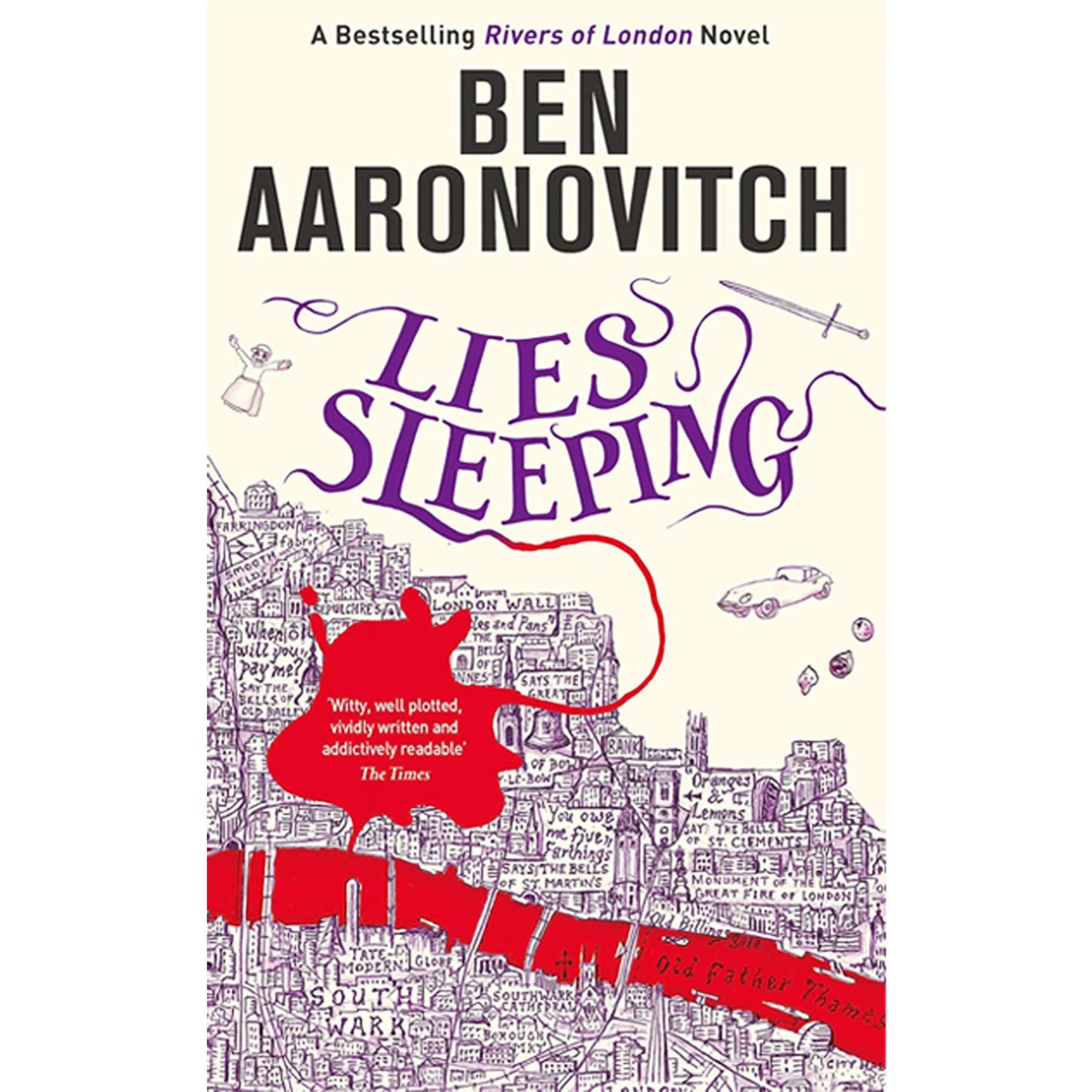 Ben Aaronovitch’s Magical Series Continuation: The Hanging Tree, The October Man, Lies Sleeping, False Value, and Amongst Our Weapons