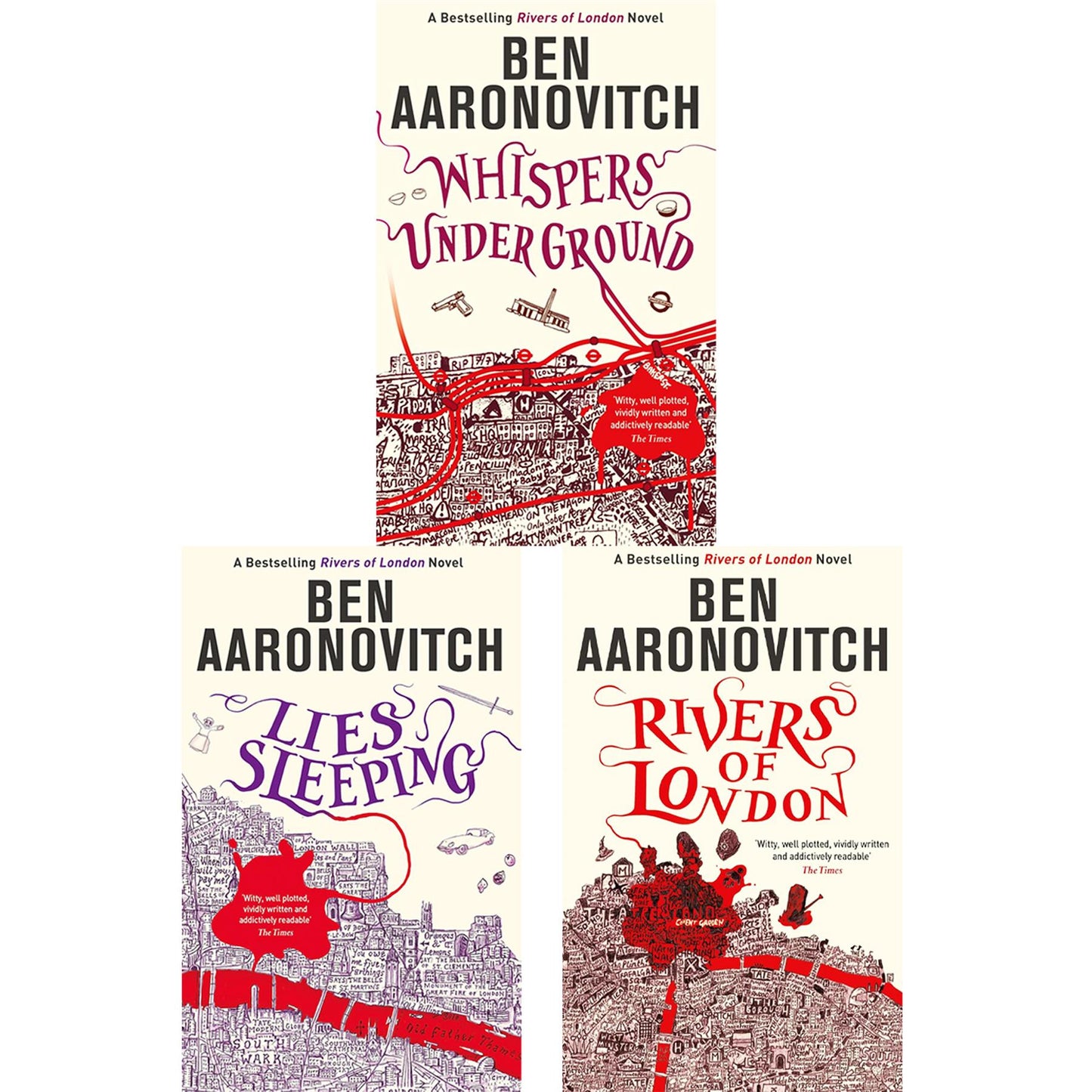 Ben Aaronovitch’s Rivers of London Series: An Urban Fantasy Collection of Magic, Mystery, and Detective Thrills Featuring Peter Grant’s Adventures Through London’s Supernatural Realm