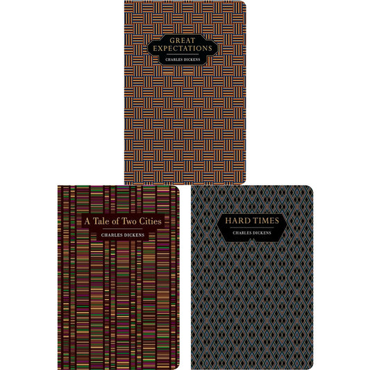 The Charles Dickens Collection: Great Expectations, A Tale of Two Cities & Hard Times (Hardcover, 3 Books) – Classic Victorian Novels in Exquisite Chiltern Editions