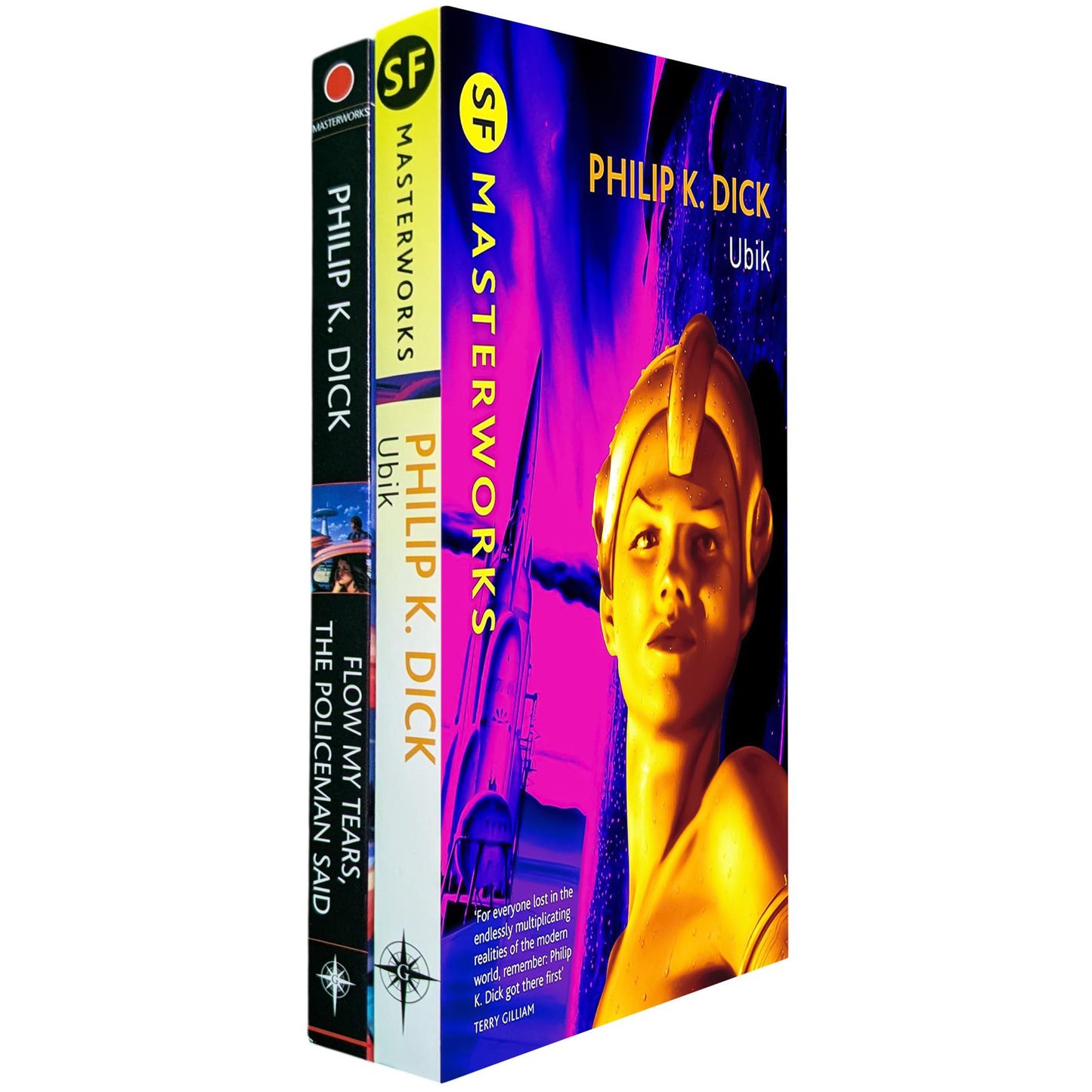 Philip K. Dick SF Masterworks Collection – Identity, Control & Reality in Flow My Tears, the Policeman Said & Ubik (2-Book Set)