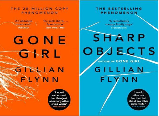 Gillian Flynn Psychological Thriller Set: Includes Gone Girl & Sharp Objects – Dark, Compelling Stories of Crime,