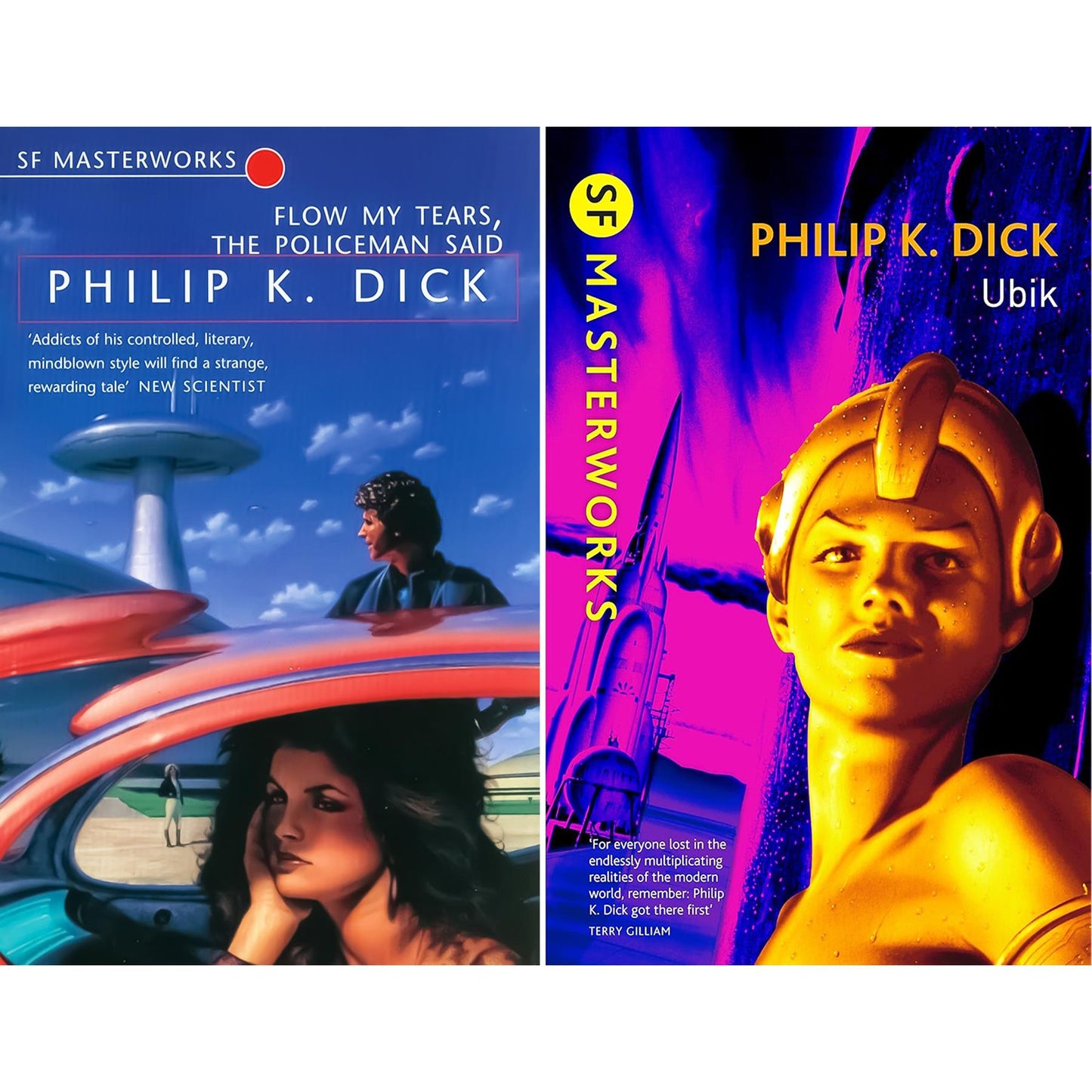 Philip K. Dick SF Masterworks Collection – Identity, Control & Reality in Flow My Tears, the Policeman Said & Ubik (2-Book Set)