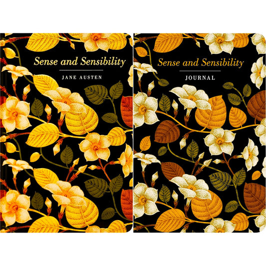 The Jane Austen Collection: Sense and Sensibility (Hardcover) with a Matching Journal – A Timeless Tale of Love & Society in Exquisite Chiltern Edition