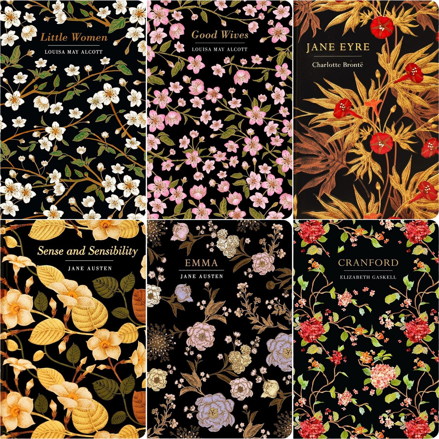 The Women in Literature Collection: Little Women, Jane Eyre, Sense and Sensibility & More (Hardcover, 6 Books) – Timeless Stories of Strength, Love, and Independence in Chiltern Classics Editions